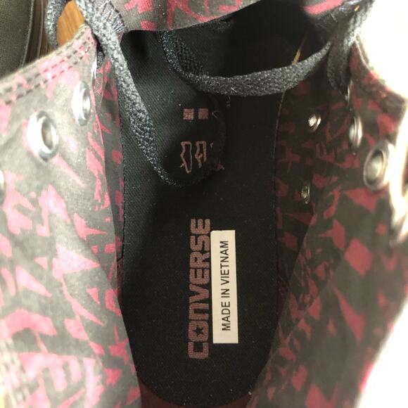 Converse NEW DC Comics Batman The Joker Black Face Old Print Mens 7 Womens 9 - Picture 11 of 11